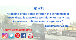 Increase efficiency, reduce traffic congestion and accidents by better timing accelerations and deceleration by looking through the windshield of the vehicle ahead.