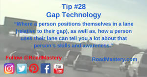 Noticing ‘where’ a person positions themselves in a lane (plus how they use it) can help you increase efficiency and prevent accidents.